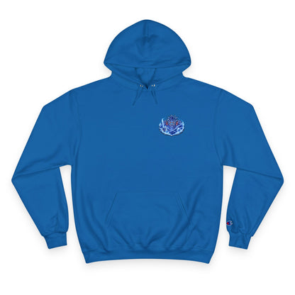 Champion Hoodie | Anime Blue Spirit Guardian Graphic Hoodie