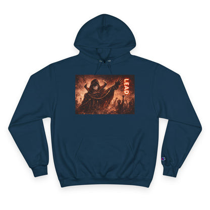 Grim Reaper Lead Hoodie | Dark Gothic Illustration, Warrior Cloak