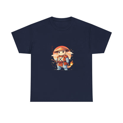 Adventure Fire Mage T-Shirt — Cute Warrior Character Tee