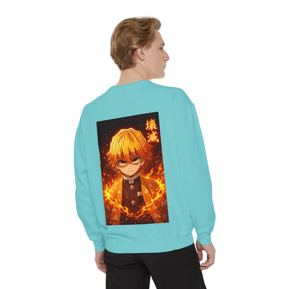 Demon Agatsuma Flame Graphic Sweatshirt Slayer