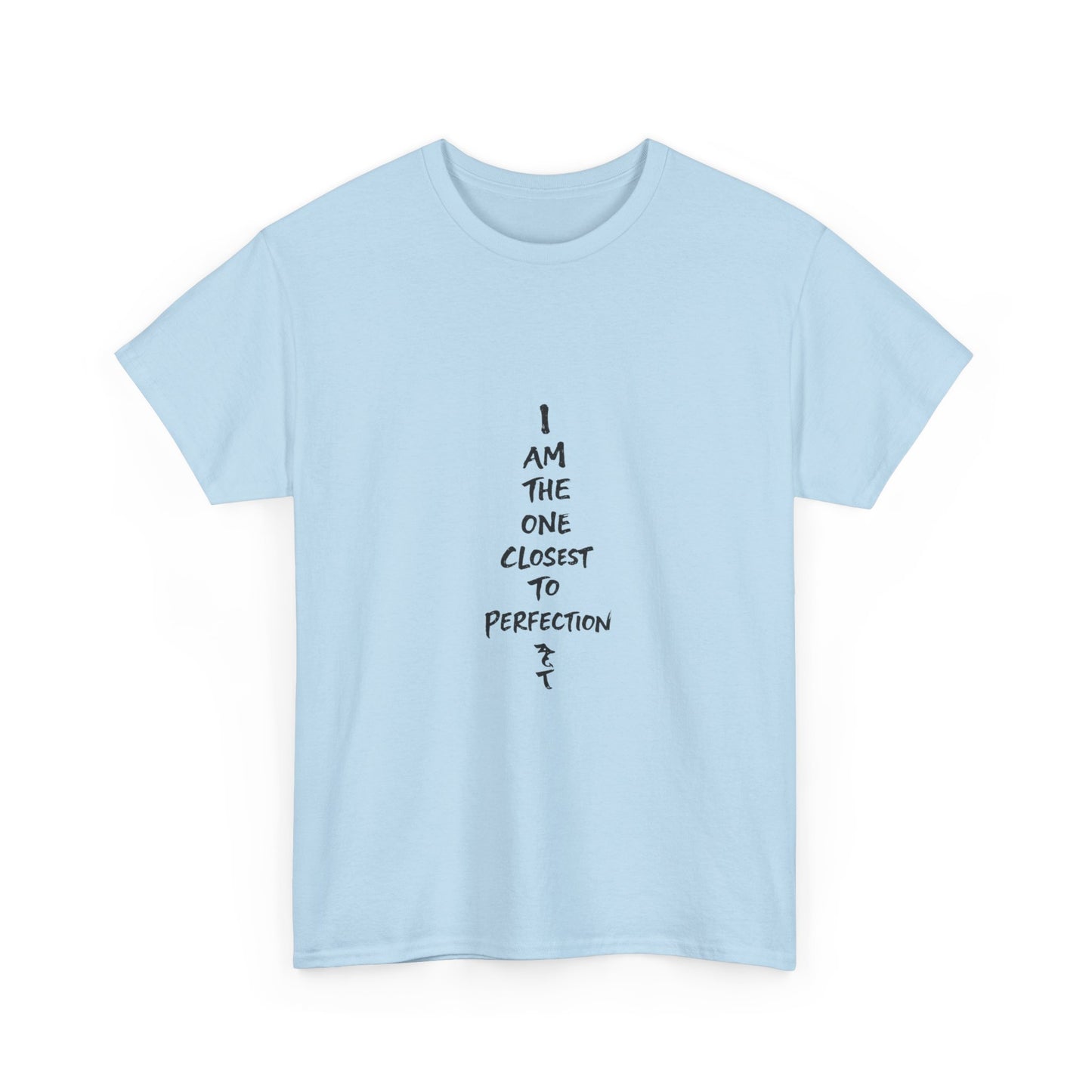 Graphic Anime T-Shirt — 'I Am The One Closest to Perfection' Graphic Tee