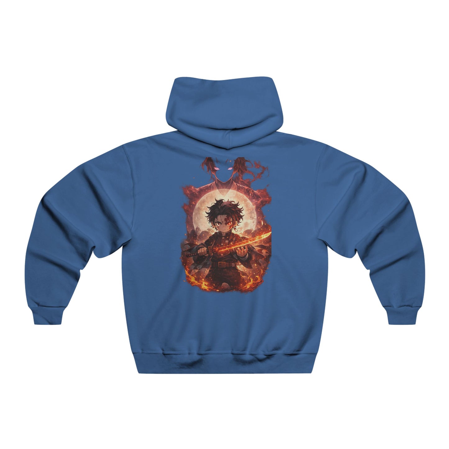 Flaming Guitar Graphic Hoodie — Rock Music Band Style Sweatshirt