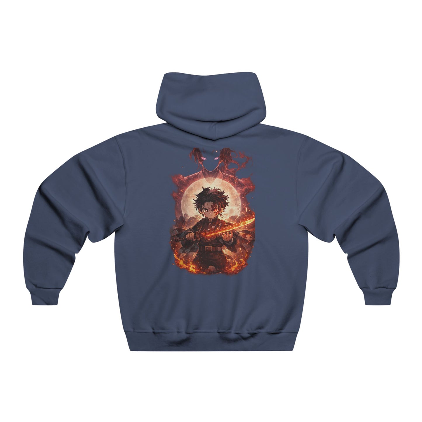 Flaming Guitar Graphic Hoodie — Rock Music Band Style Sweatshirt