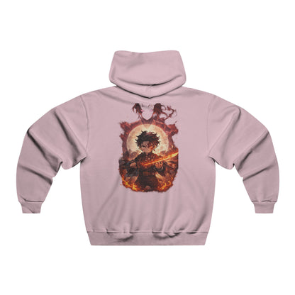 Flaming Guitar Graphic Hoodie — Rock Music Band Style Sweatshirt