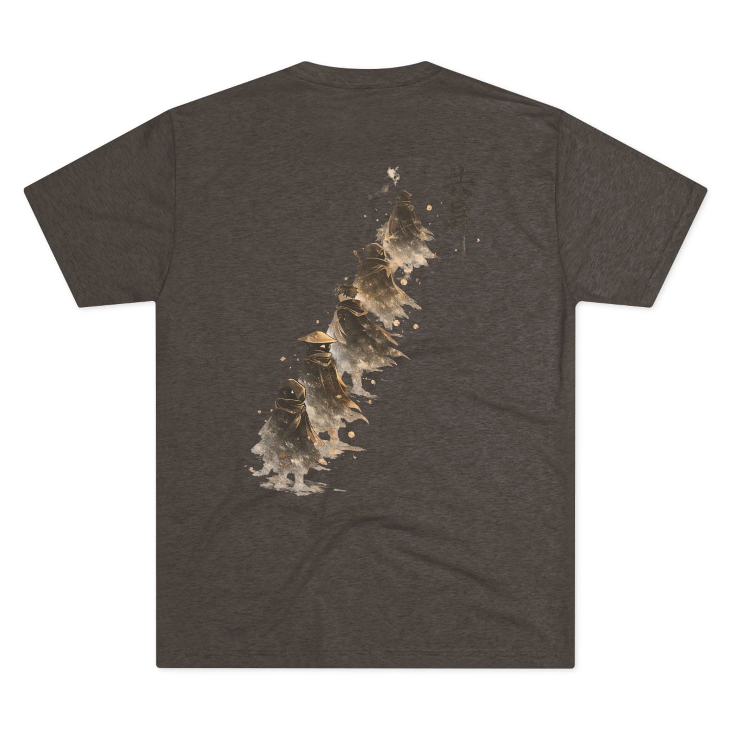 T-Shirt — Minimal Japanese Sumi-e Foxes Graphic Tee