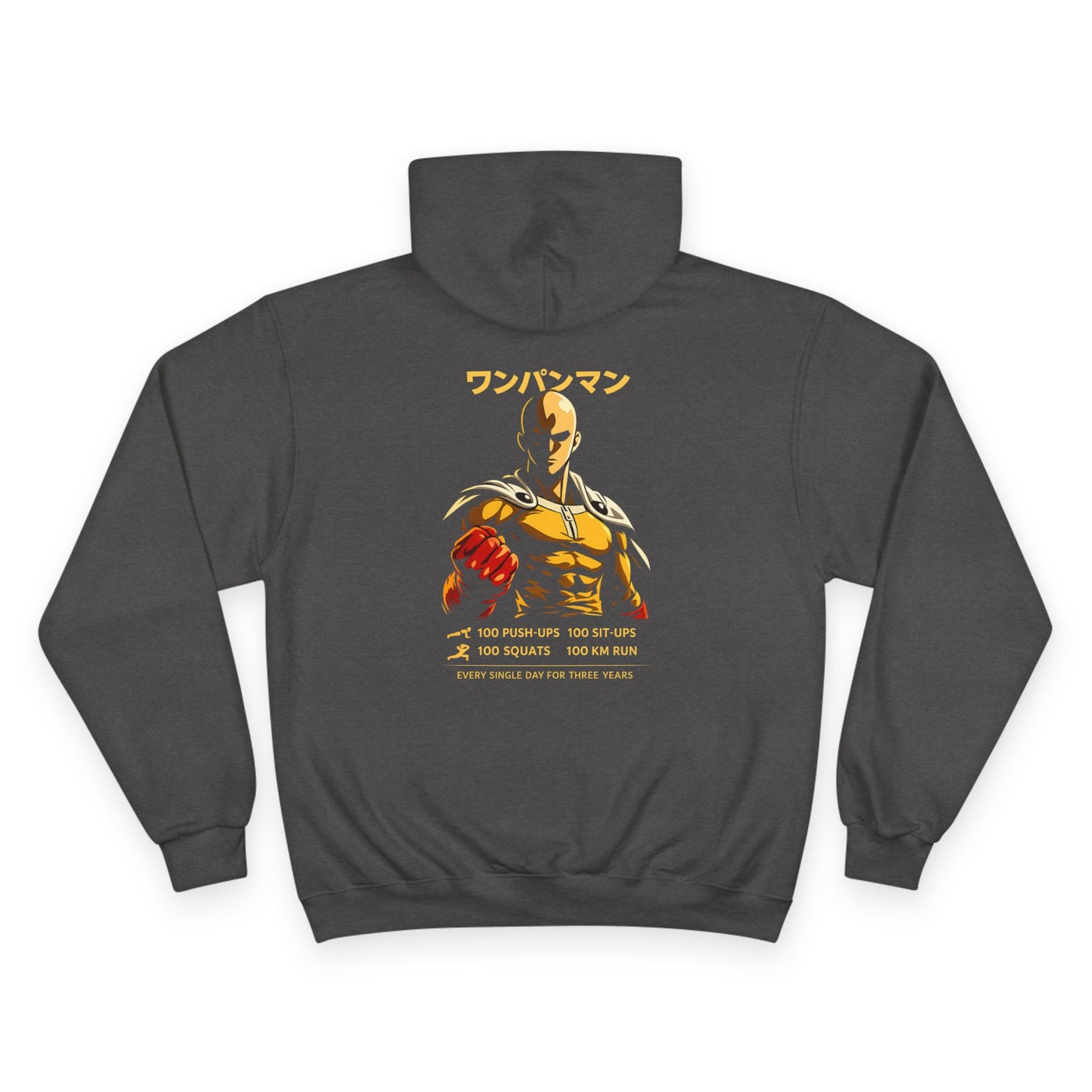 Anime Workout japanese Graphic Hoodie — Anime Champion Sweatshirt