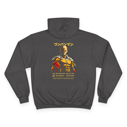 Anime Workout japanese Graphic Hoodie — Anime Champion Sweatshirt