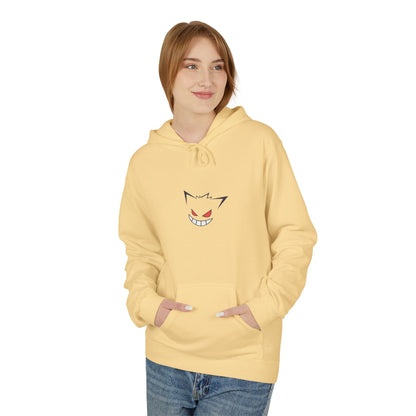 Horror Cat Hoodie — Japanese Kanji Dark Forest Graphic Pullover