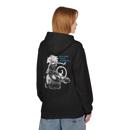 Anime Masked Shinobi Hoodie — 'Every sin tells part of the path' Graphic Pullover