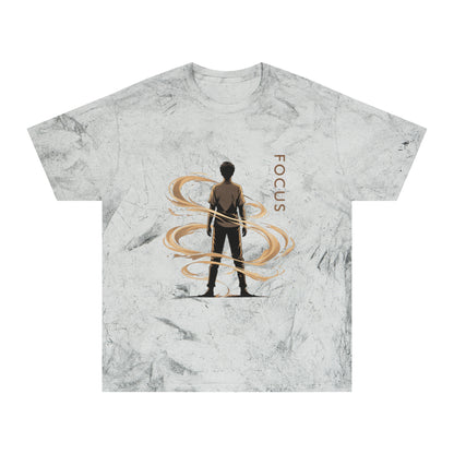 Focus silhouette tee | T-Shirt | Inspirational, silhouette with swirling energy