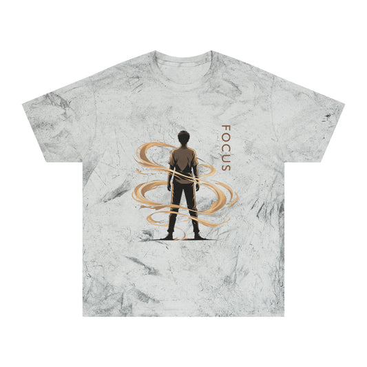 Focus silhouette tee | T-Shirt | Inspirational, silhouette with swirling energy