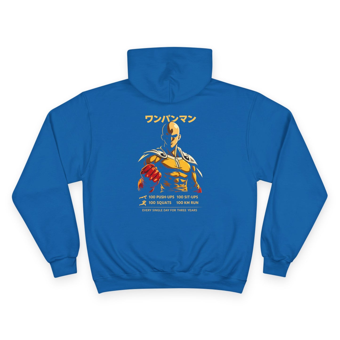 Anime Workout japanese Graphic Hoodie — Anime Champion Sweatshirt