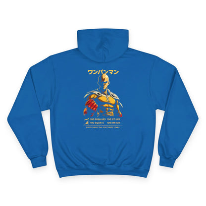 Anime Workout japanese Graphic Hoodie — Anime Champion Sweatshirt
