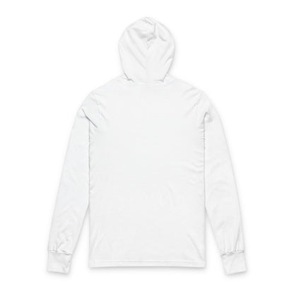 Hooded Long Sleeve Tee — Cozy Campfire Ninja Art Hooded Tee