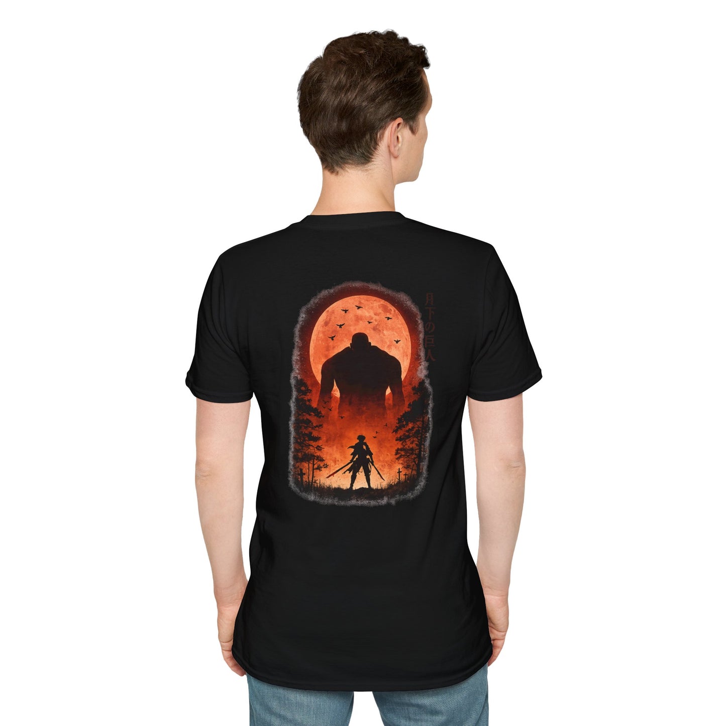 Samurai vs Titan Graphic T-Shirt — "Anybody Can Become a God or a Devil"