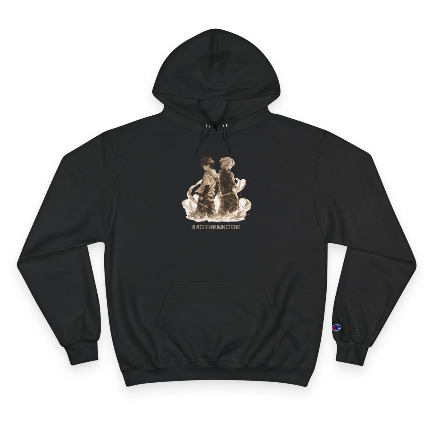 Brotherhood Bears Hoodie | Vintage Teddy Bear Illustration, Retro Sibling Design