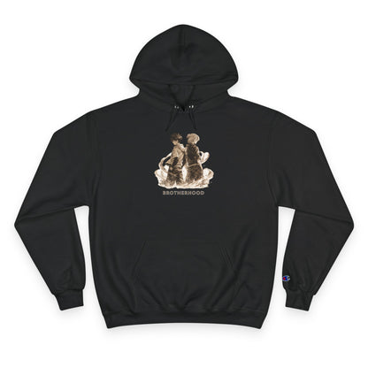 Brotherhood Bears Hoodie | Vintage Teddy Bear Illustration, Retro Sibling Design