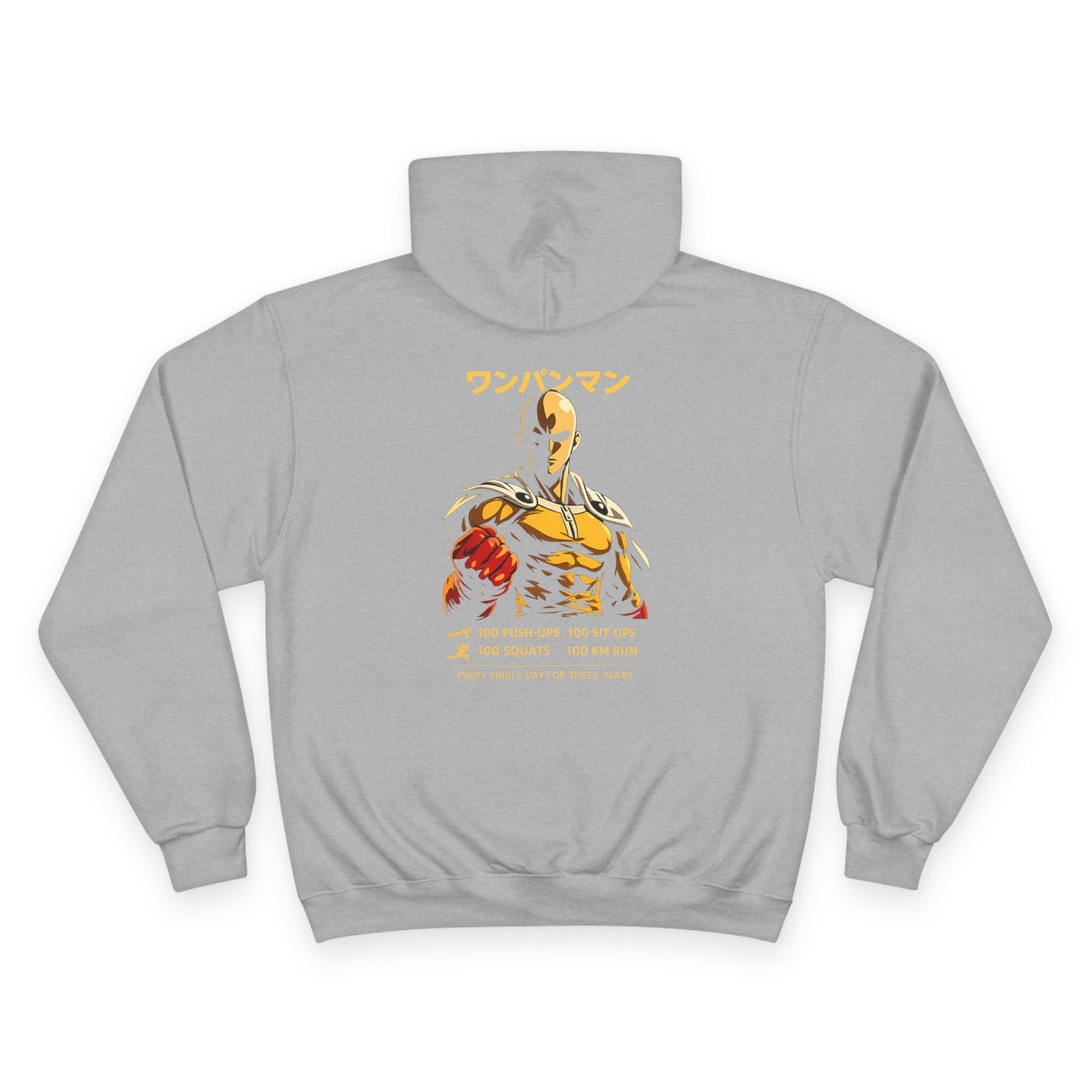 Anime Workout japanese Graphic Hoodie — Anime Champion Sweatshirt
