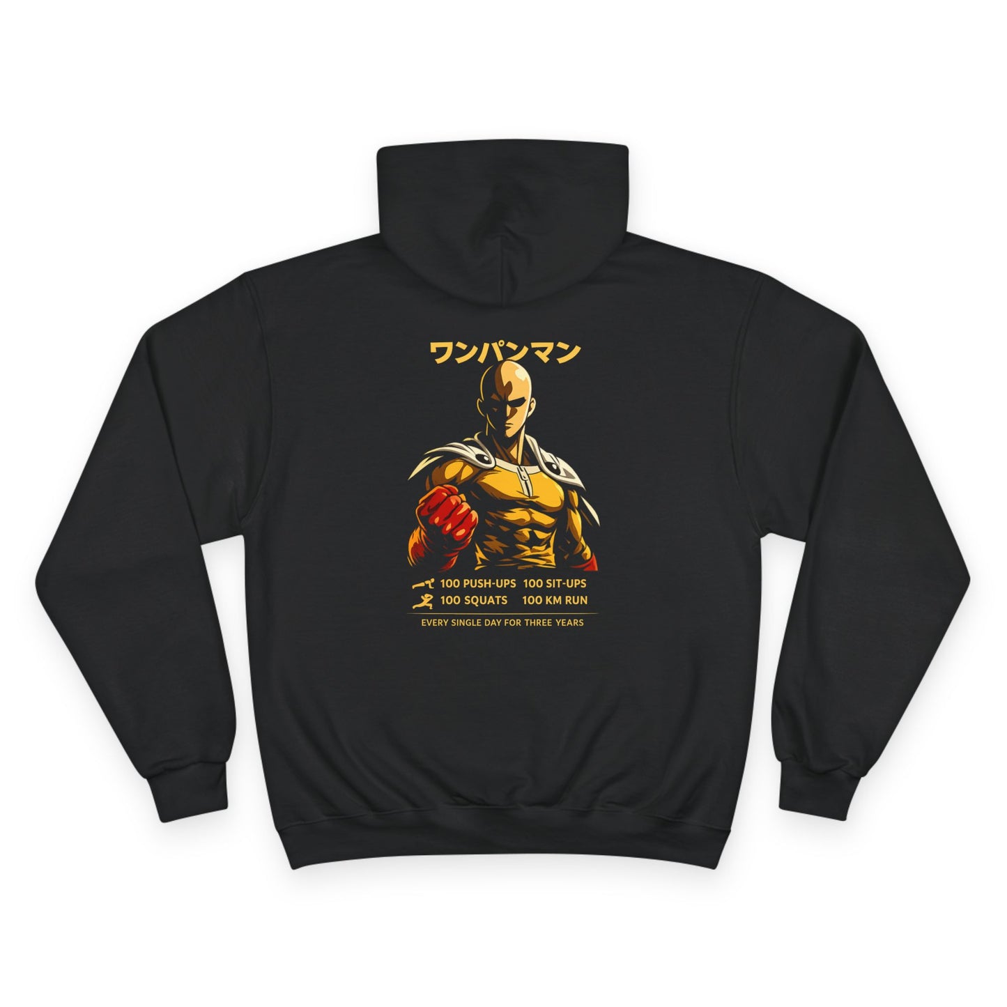 Anime Workout japanese Graphic Hoodie — Anime Champion Sweatshirt