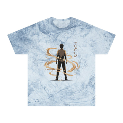 Focus silhouette tee | T-Shirt | Inspirational, silhouette with swirling energy