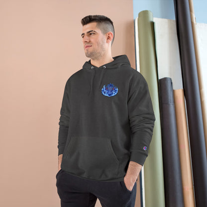 Champion Hoodie | Anime Blue Spirit Guardian Graphic Hoodie