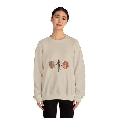 Stoic Minimalist Mantra Sweatshirt | modern mantra design, minimal philosophy