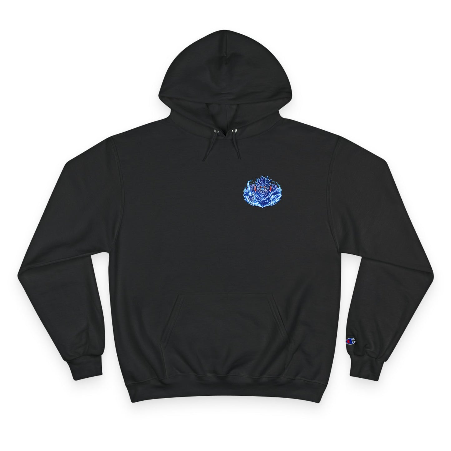 Champion Hoodie | Anime Blue Spirit Guardian Graphic Hoodie