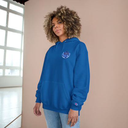 Champion Hoodie | Anime Blue Spirit Guardian Graphic Hoodie