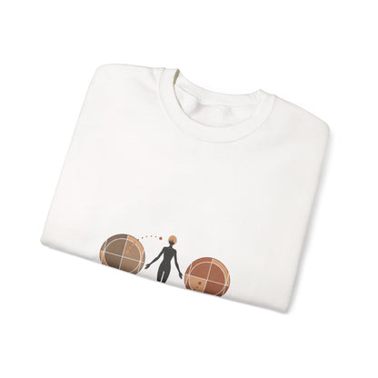 Stoic Minimalist Mantra Sweatshirt | modern mantra design, minimal philosophy