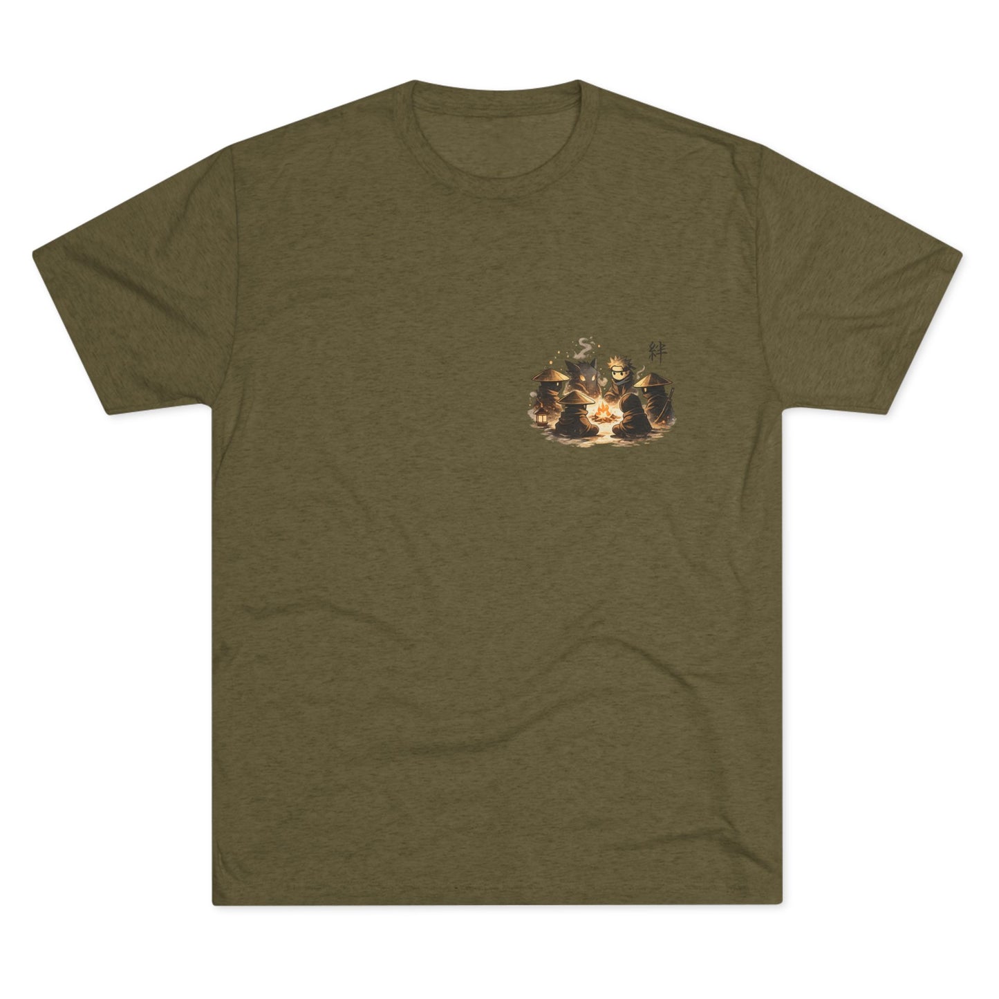 Anime Ninja Campfire Graphic Tee