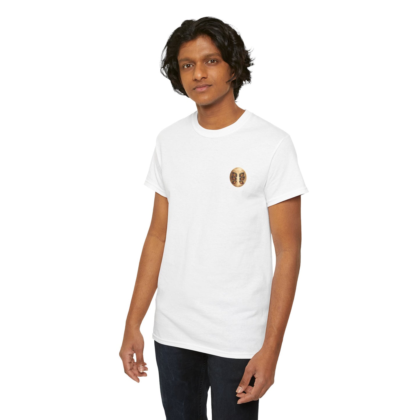 Samurai Moonback T‑Shirt — Japanese Warrior Graphic Tee