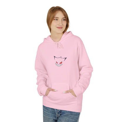 Horror Cat Hoodie — Japanese Kanji Dark Forest Graphic Pullover
