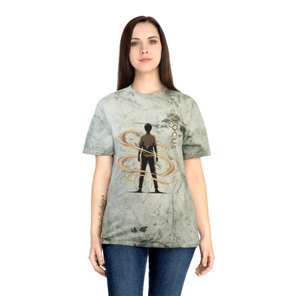 Focus silhouette tee | T-Shirt | Inspirational, silhouette with swirling energy