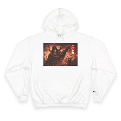 Grim Reaper Lead Hoodie | Dark Gothic Illustration, Warrior Cloak