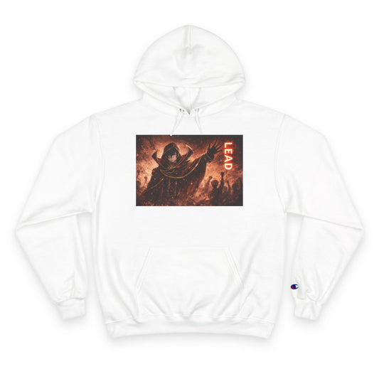 Grim Reaper Lead Hoodie | Dark Gothic Illustration, Warrior Cloak