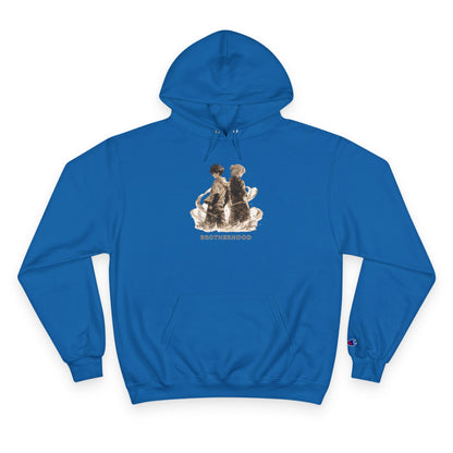 Brotherhood Bears Hoodie | Vintage Teddy Bear Illustration, Retro Sibling Design