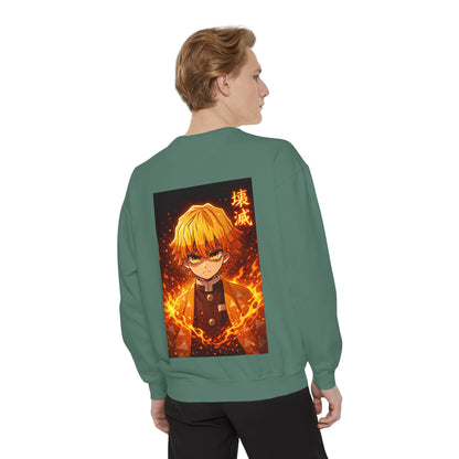 Demon Agatsuma Flame Graphic Sweatshirt Slayer
