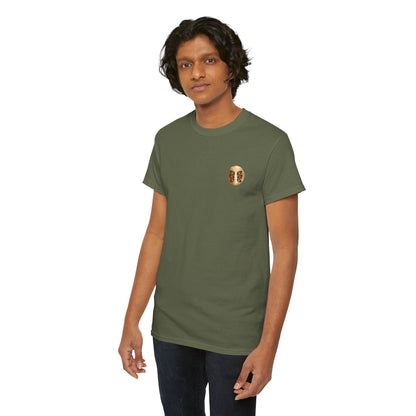 Samurai Moonback T‑Shirt — Japanese Warrior Graphic Tee