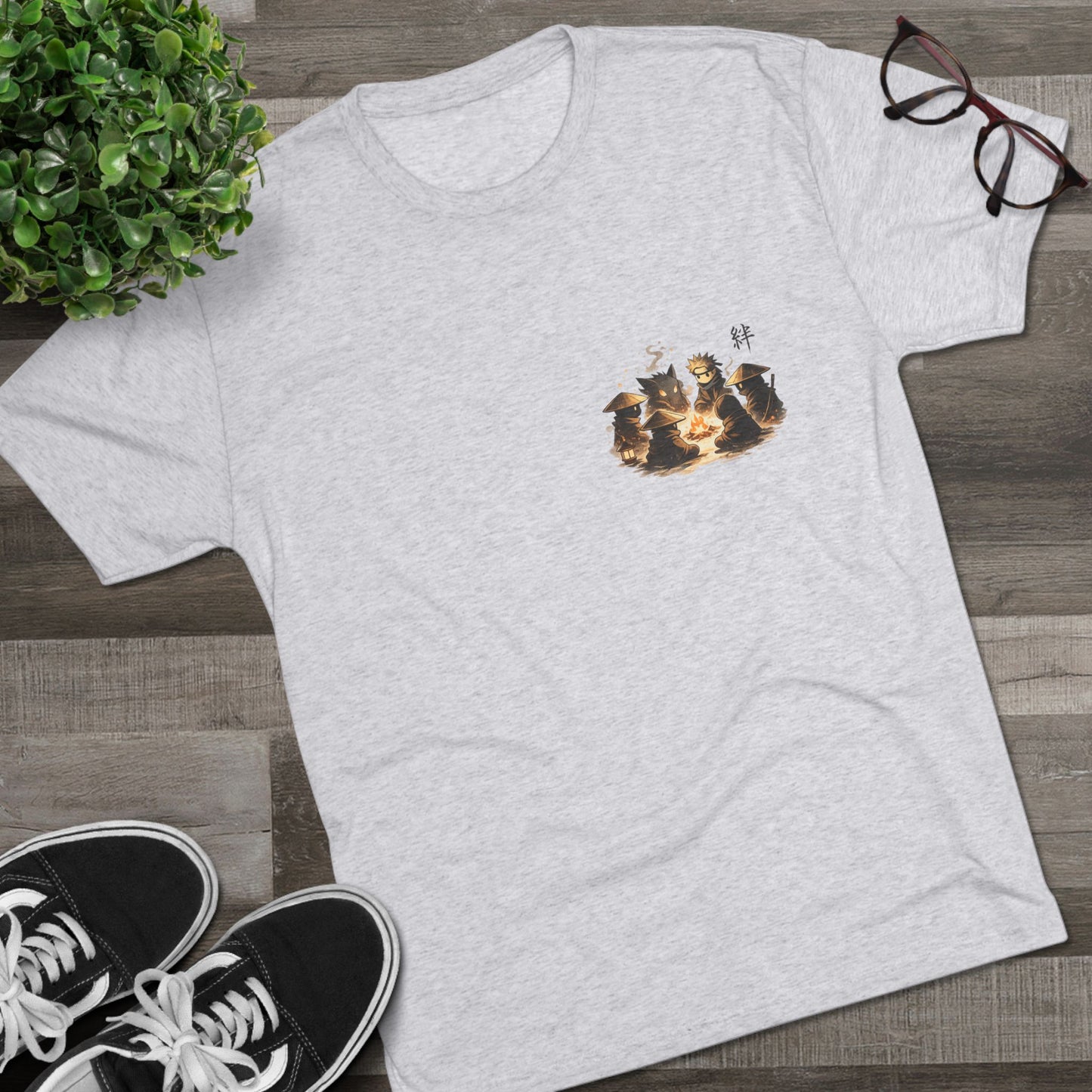 Anime Ninja Campfire Graphic Tee
