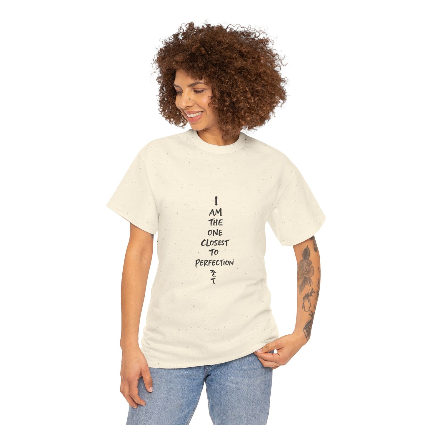 Graphic Anime T-Shirt — 'I Am The One Closest to Perfection' Graphic Tee