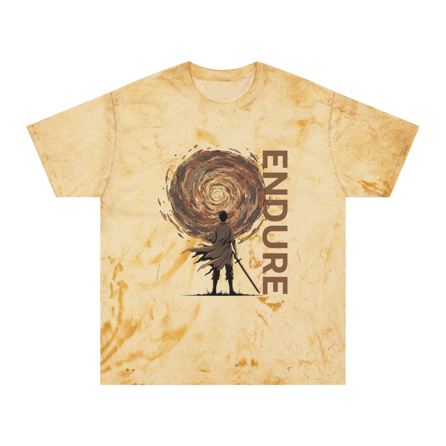 Endure Minimalist Anime-Inspired Artwork - Modern Silhouette Graphic Design
