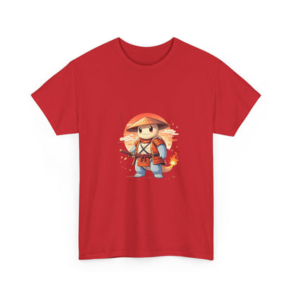 Adventure Fire Mage T-Shirt — Cute Warrior Character Tee