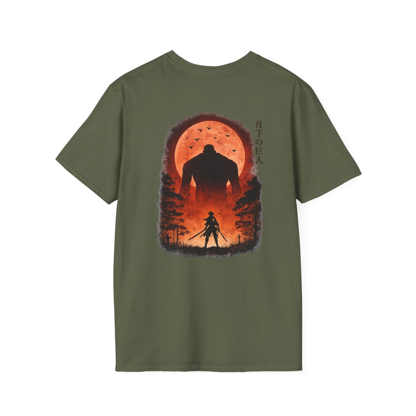 Samurai vs Titan Graphic T-Shirt — "Anybody Can Become a God or a Devil"