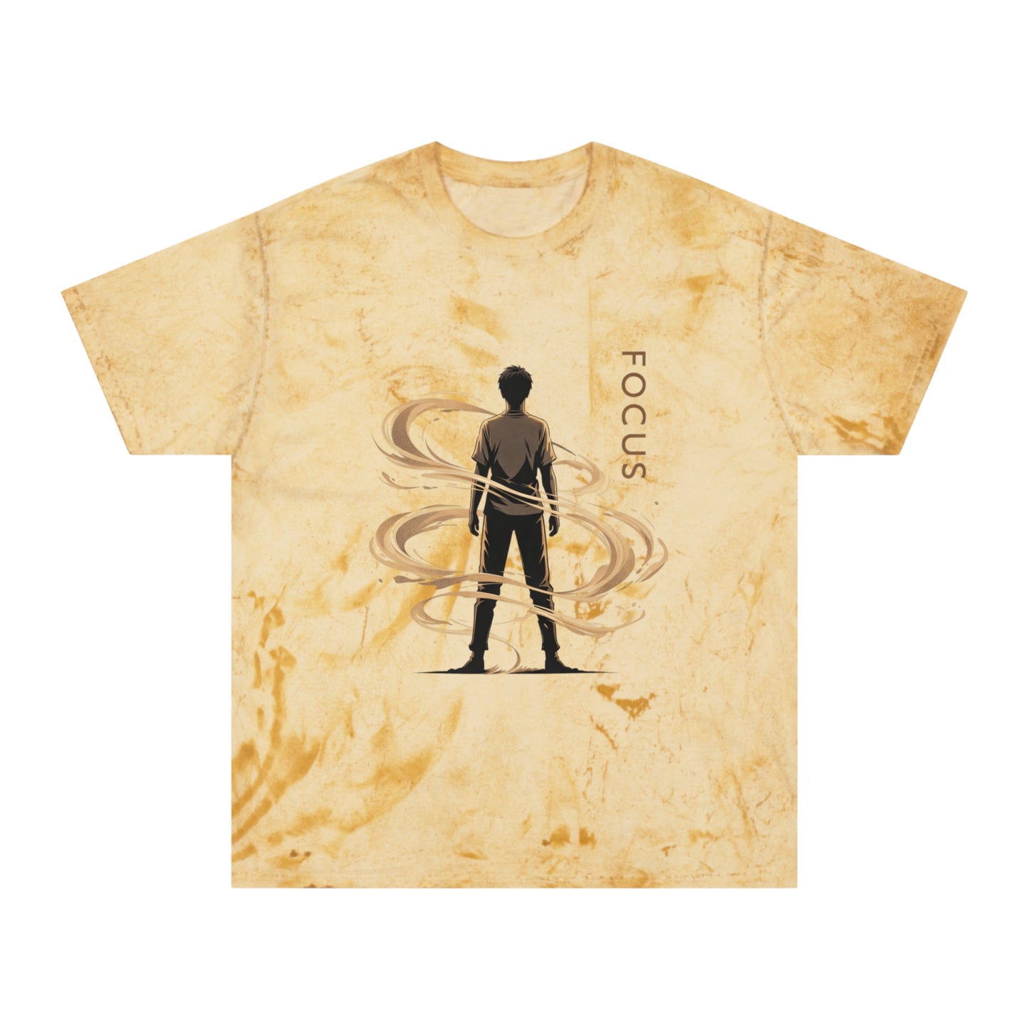 Focus silhouette tee | T-Shirt | Inspirational, silhouette with swirling energy