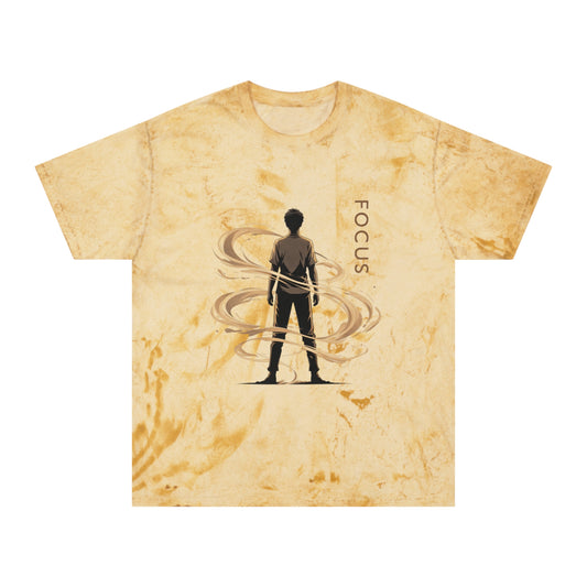Focus silhouette tee | T-Shirt | Inspirational, silhouette with swirling energy