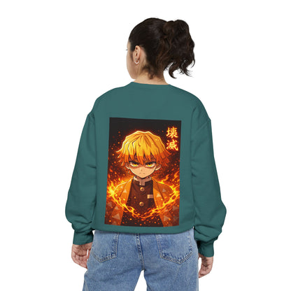 Demon Agatsuma Flame Graphic Sweatshirt Slayer