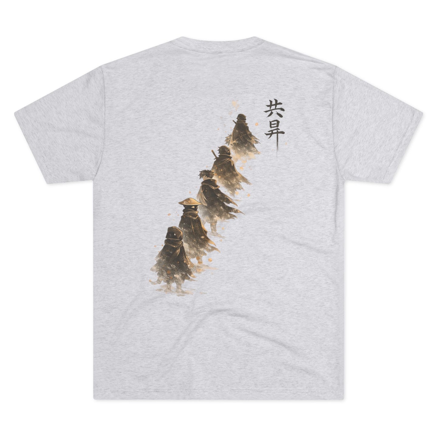 T-Shirt — Minimal Japanese Sumi-e Foxes Graphic Tee
