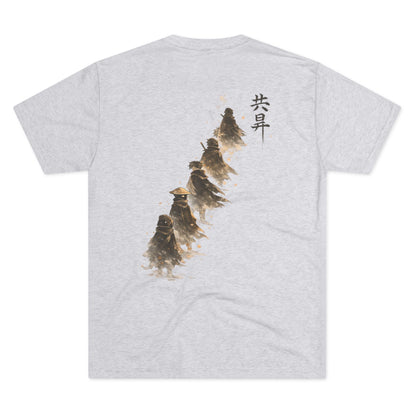 T-Shirt — Minimal Japanese Sumi-e Foxes Graphic Tee