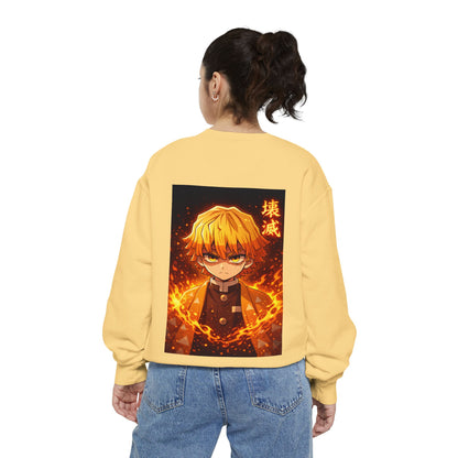 Demon Agatsuma Flame Graphic Sweatshirt Slayer
