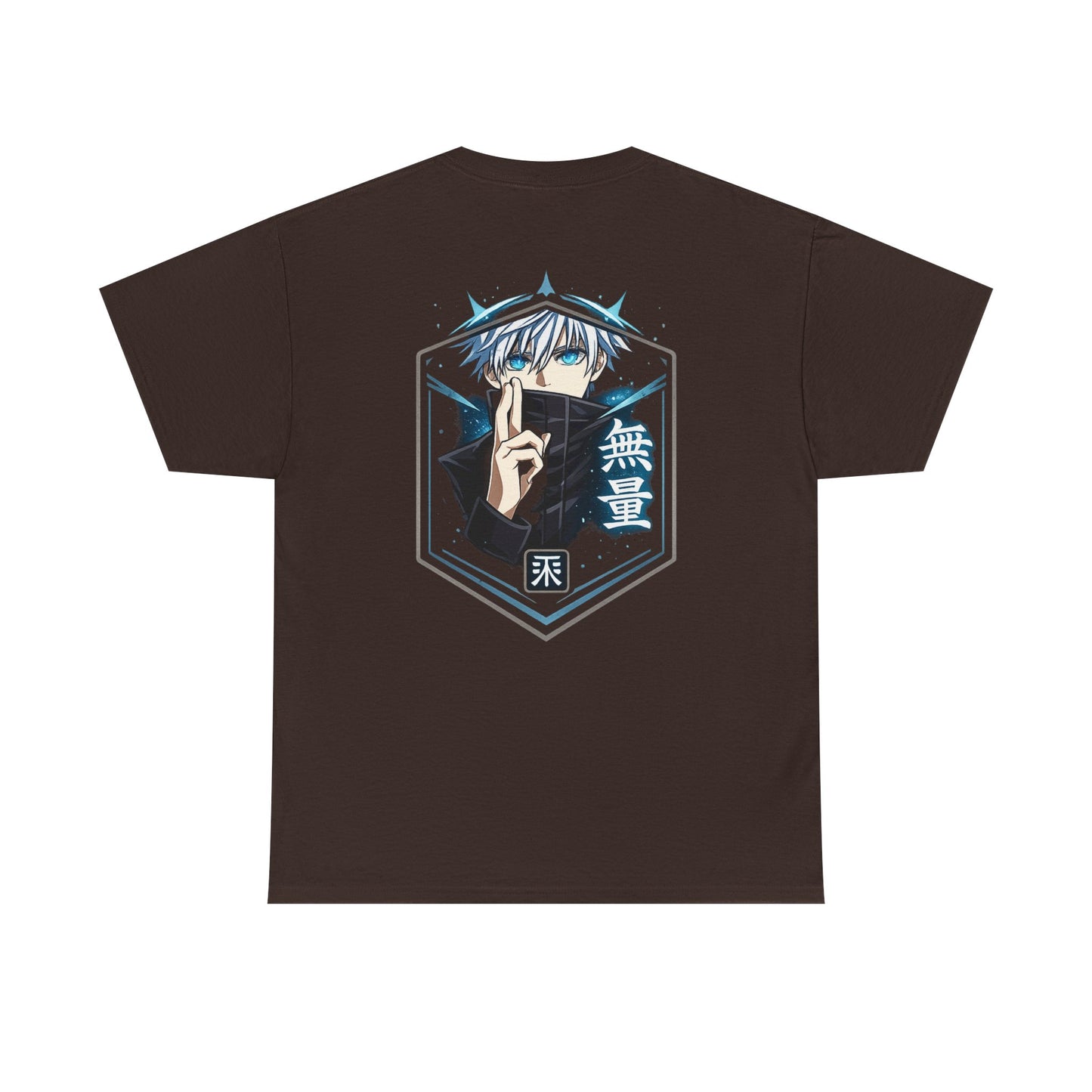 T-Shirt — Anime Mystic Boy Graphic Tee (Back Print, Japanese Text)